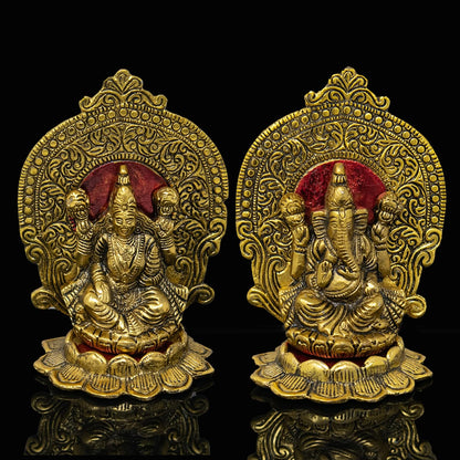 Wonder Care | Ganesha Statue Sculpted in Great Detail in Ivory Antique Finish - Ganesh Idol for Car | Home Decor | Mandir | Gift | Hindu God Idol