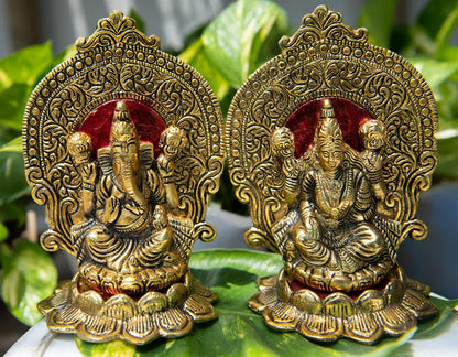 Wonder Care | Ganesha Statue Sculpted in Great Detail in Ivory Antique Finish - Ganesh Idol for Car | Home Decor | Mandir | Gift | Hindu God Idol