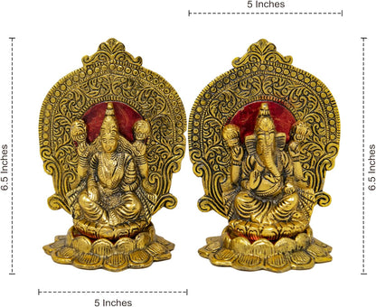 Wonder Care | Ganesha Statue Sculpted in Great Detail in Ivory Antique Finish - Ganesh Idol for Car | Home Decor | Mandir | Gift | Hindu God Idol