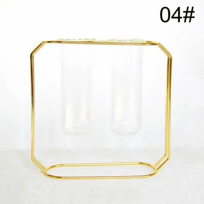 Nordic Simple Golden Glass Vase